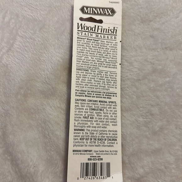 NEW IN PACKAGE MINWAX RED OAK WOOD FINISH STAIN MARKER - Picture 2 of 2